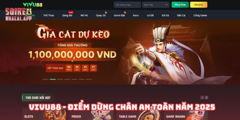 nhà cái uy tín vivu88